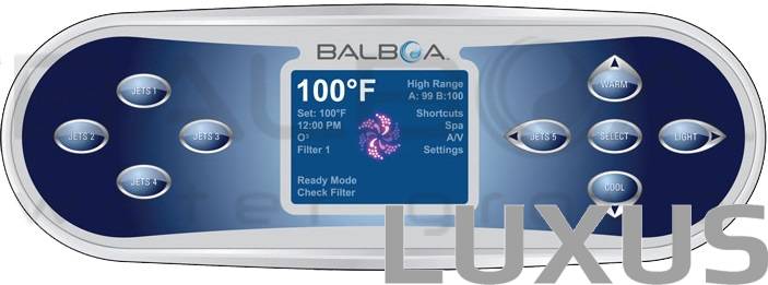 Balboa TP800 Панель управления